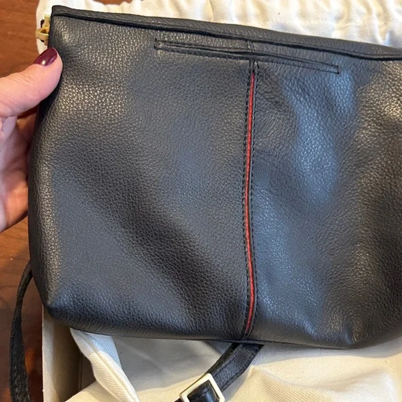 Hammitt VIP Med Black and Gold  Cross Body Bag - Picture 10 of 11